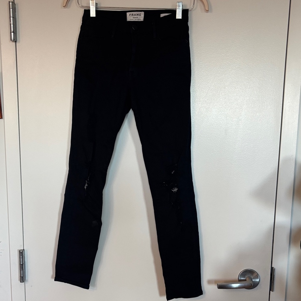 Frame Denim Women's Dark Skinny Jeans